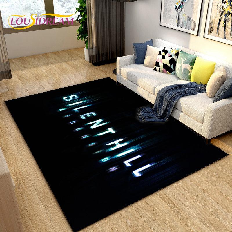 Silent Hill Horrorfilm Game Gamer Vloerkleed, Tapijt voor Woonkamer Slaapkamer Bank Deurmat Decoratie, Kinderen Antislip Vloermat