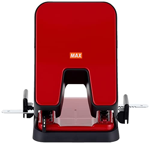 Max Punch Scuba 50 Lightweight Punch, 50 Sheets, 2 Holes, Red, DP-50T/R