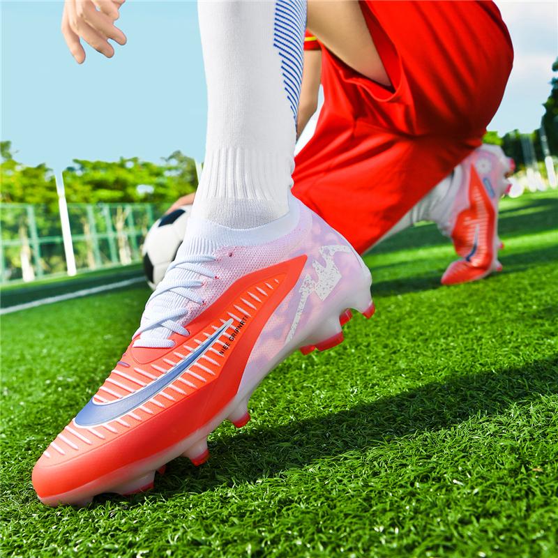 Football Shoes Professional Sneaker High Quality Society Long Spikes  Sports Soccer Shoes Cleats Training Football Boots