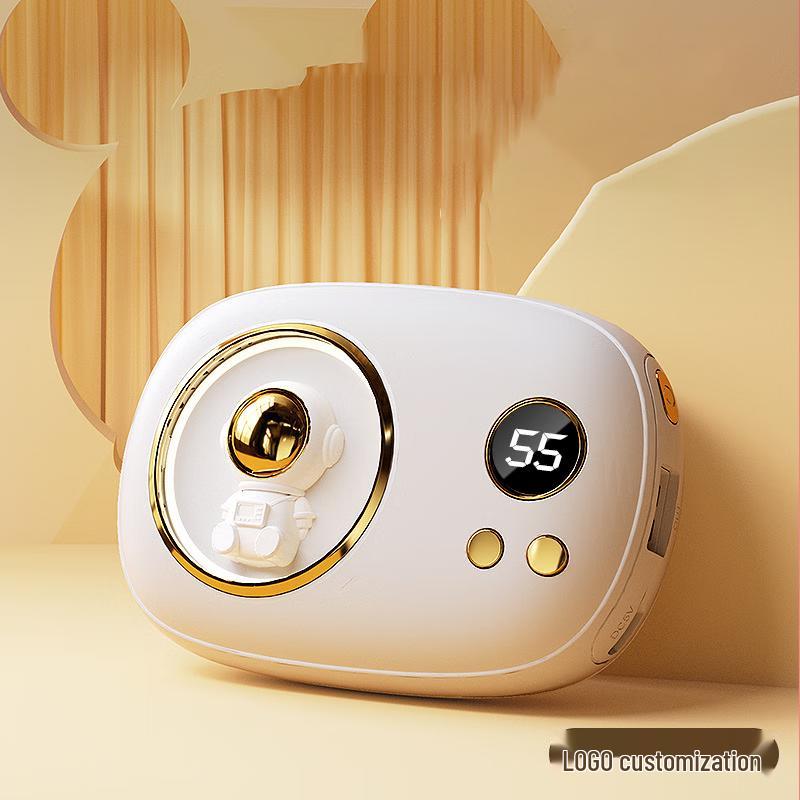 Мини Астронавт Перезаряжаемая Грелка для рук и Внешний аккумулятор