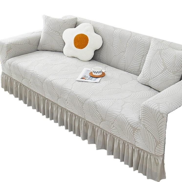Skirt Protection Sofa Cover All Purpose Cover  Universal Type Straight Row Three Seater Sofa Cover New Cover Fabric