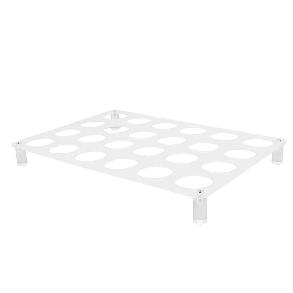 Coffee Pod Holder for 24 Pods Acrylic Clear Coffee Station Capsule Tray for Kitchen Countertop