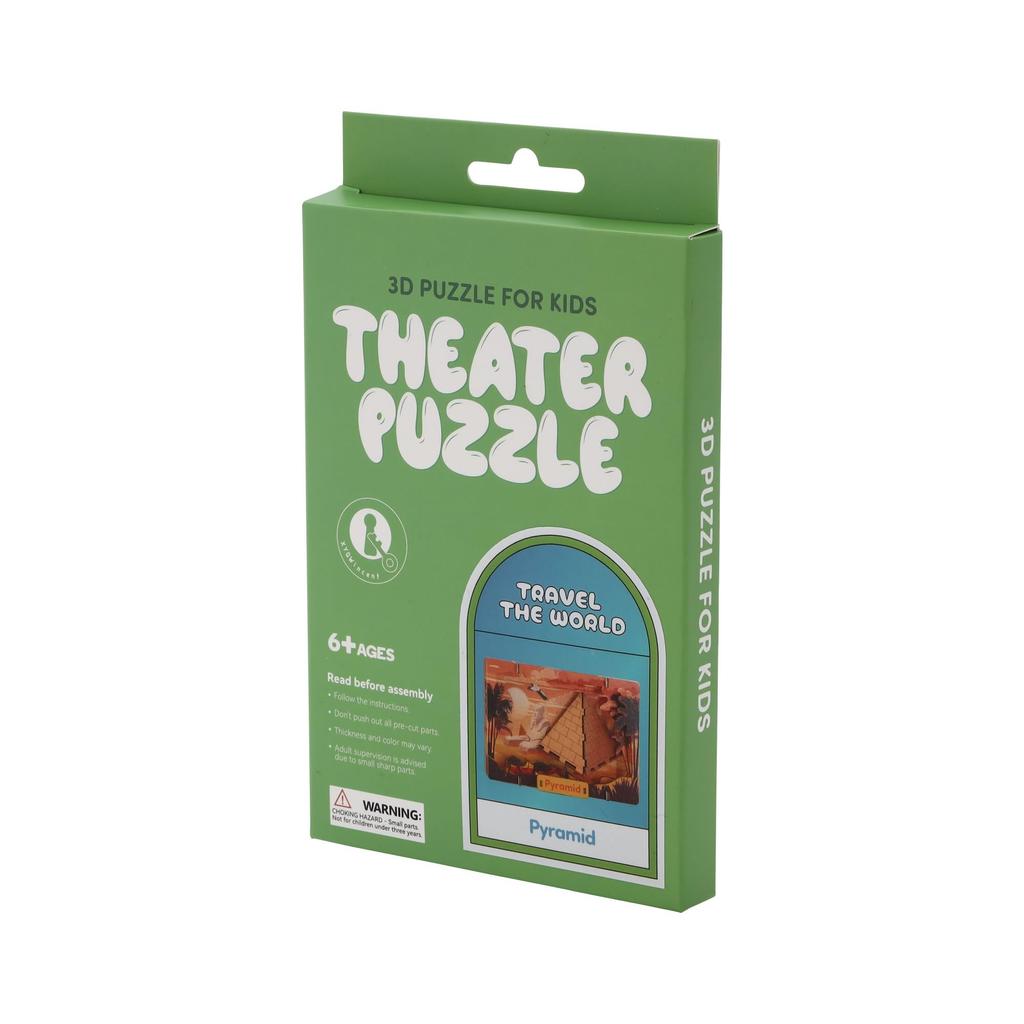 Luke Run APRICUS 3D Theater Puzzle Pyramid Puzzle 14.7 x 2.7 x 9.7 cm Paper
