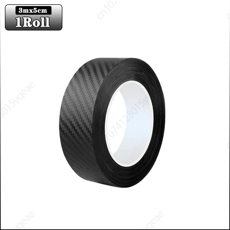 3m Auto 3D Kohlefaser Aufkleber Türschwelle Trittschutz Kofferraumstoßstange Seitenspiegel Kratzschutzband Autoaufkleber