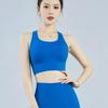 Women's Summer Yoga Tank Top with Chest Pads - Professional, High-End, Long Sleeveless Pilates Fitness Set