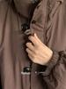 Melaleuca Unisex Retro Lammwolle Gefütterte Baumwolljacke - Stehkragen, Lockerer Schnitt Oberbekleidung