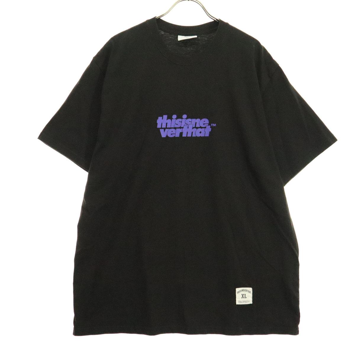 

thisisneverthat Футболка с коротким рукавом XL черная Мужская Б/У