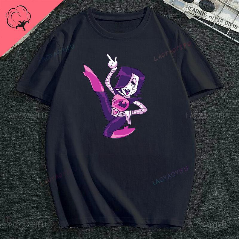 Undertale Game Graphic T Shirt for Unisex Sans and Papyrus Mettaton Flowey Tshirt Short Sleeve Tees Tops Tee Shirt Cotton TShirt