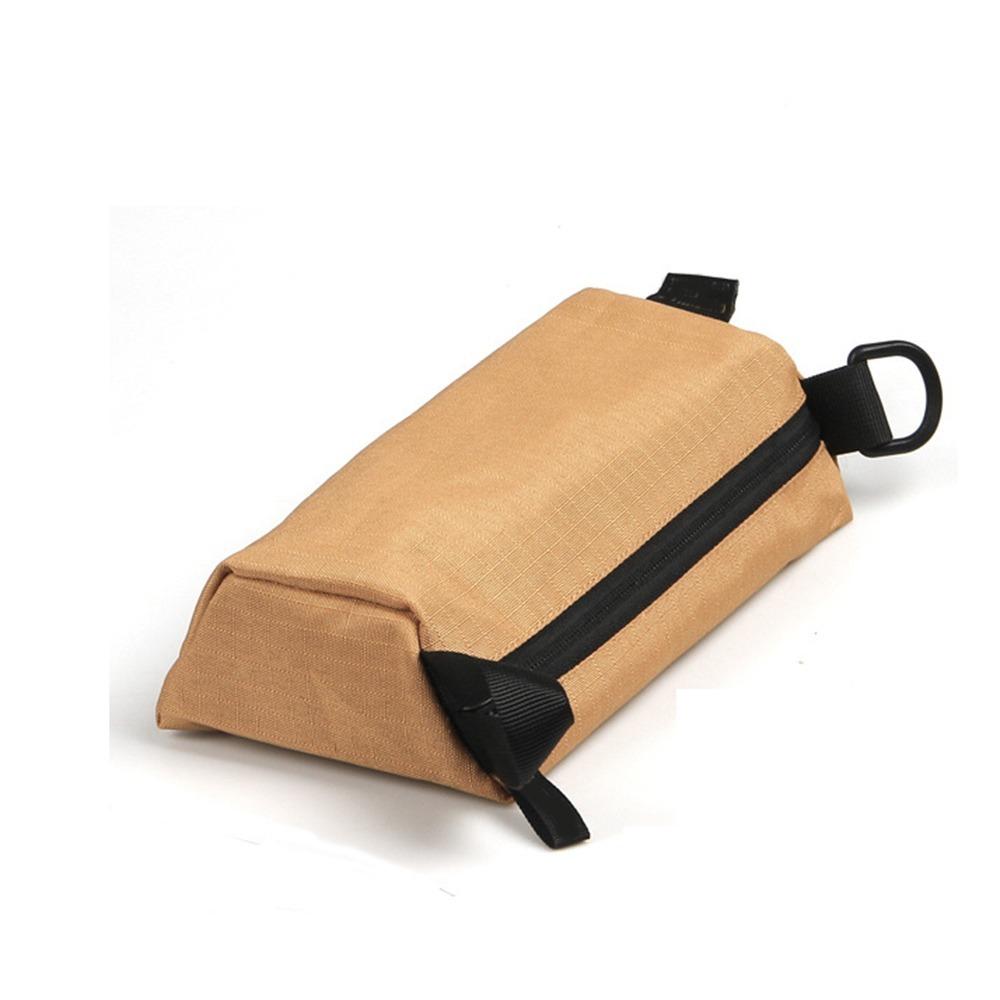 Oxford Cloth Small Tool Bag with Hook Wear Resistant Tool Storage Pouch Portable Anti-Fall Accessories Storage Bag Home Car Use
