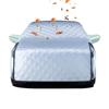 Car Windshield Snow Cover With 2 Side Mirrors Cover Winter Auto Engine Hood Snow Cover With Car Head Guard With Reflective Strip