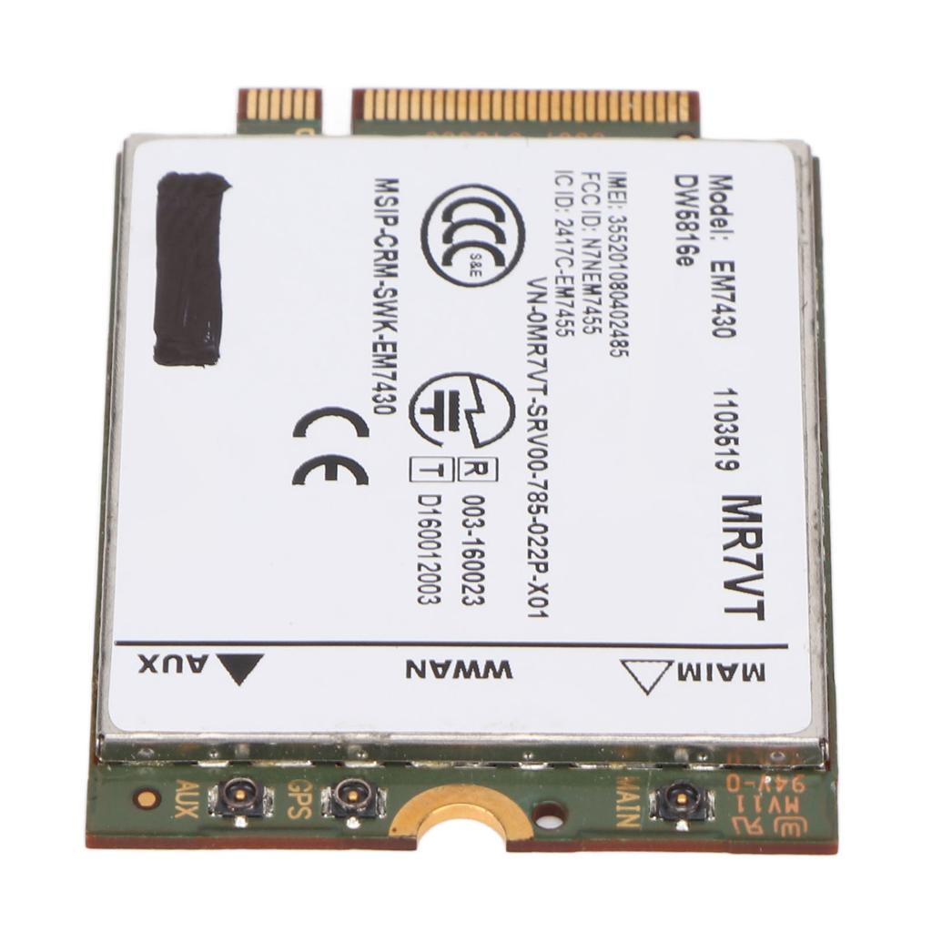 4G LTE Network Card for Dell for Latitude 7280 7285 7290 7389 7390 7480 7490 E7470 300Mbps Plug and Play M.2 Network