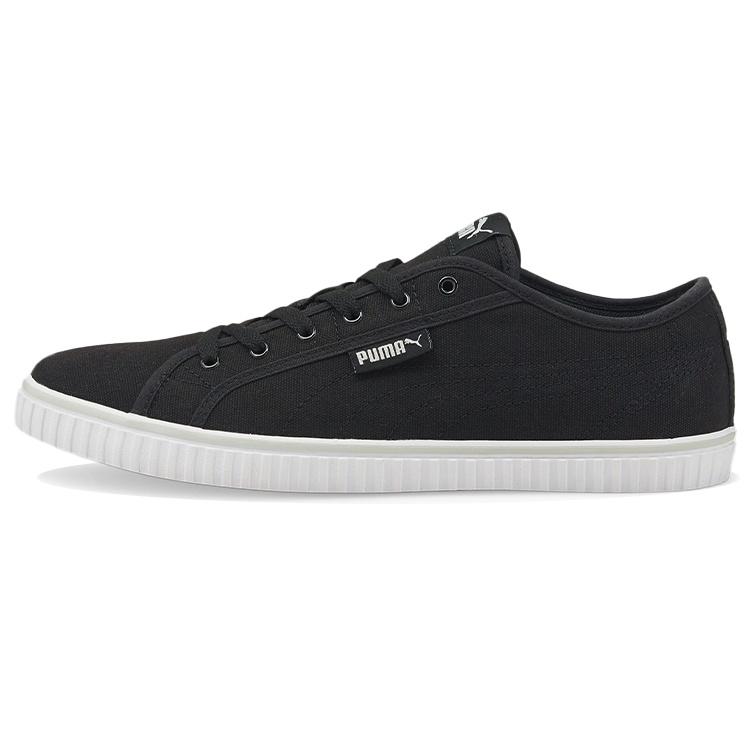 PUMA Ever LoPro Cv Casual Skateboarding Shoes Unisex Black White Men s 383030-02 EU 35.5