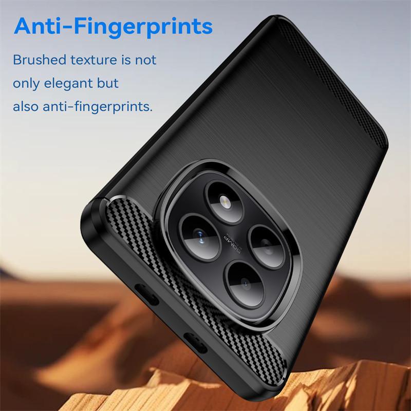 For Xiaomi Redmi Note 15 China Case Xiaomi Redmi Note 15 5G China Cover Luxury Shockproof Anti-Slip Brushed TPU Protective Case