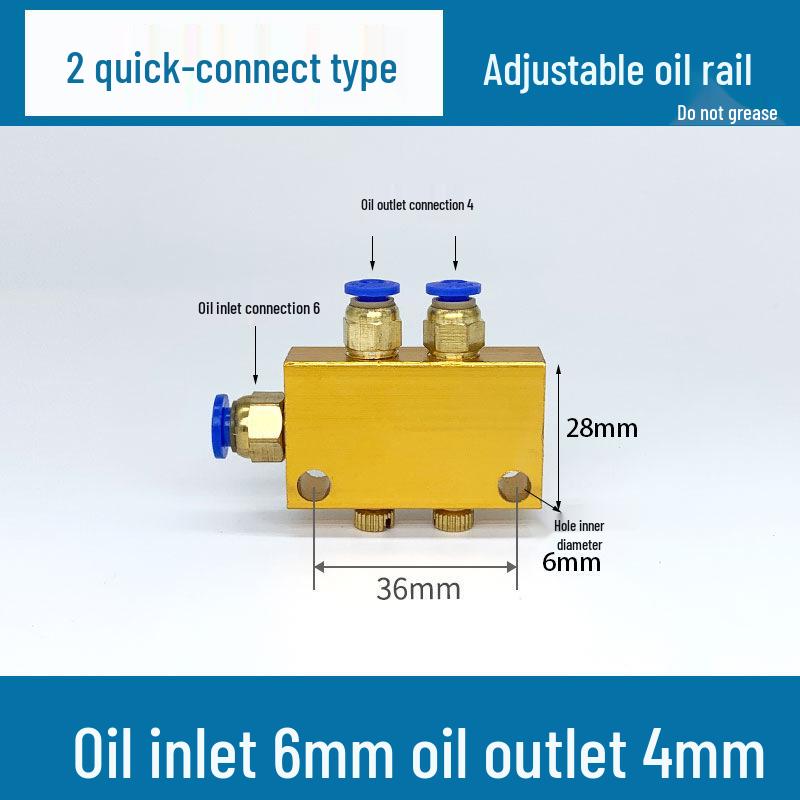 Adjustable Quick-Connect Oil Manifold & Distributor Valve