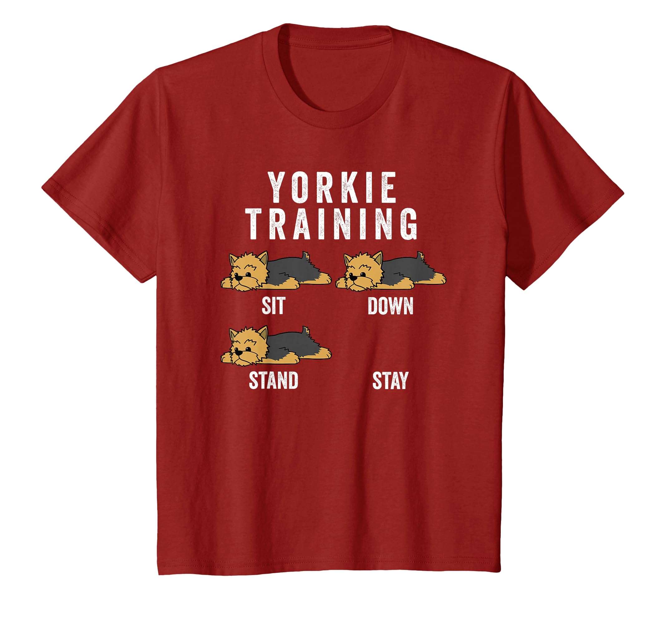 Yorkshire Terrier Yorkie Training Dog T-Shirt