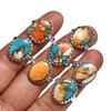 Natural Oyster Turquoise Solid 925 Sterling Silver Ring For Women & Girls