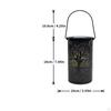 Tree Pattern Shadow Lamp Automatic On/deactivate Hollow Metal Projection Lantern
