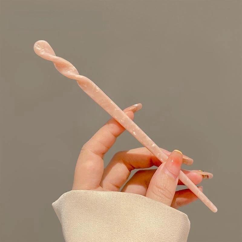 1PC Acetic acid hairpin, niche, simple, modern, daily hairpin, antique style hairpin, disc hairpin, children's hairpin