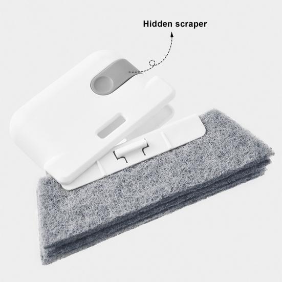 Window Groove Cleaning Brush with Replaceable Sponge Window Cleaner Tool Set