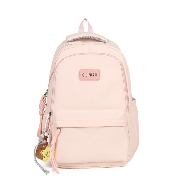 Schoolbag Wholesale Korean Version of Female Ins Mori High Value Simple Fashion Versatile Schoolbag Junior High School Student Backpack