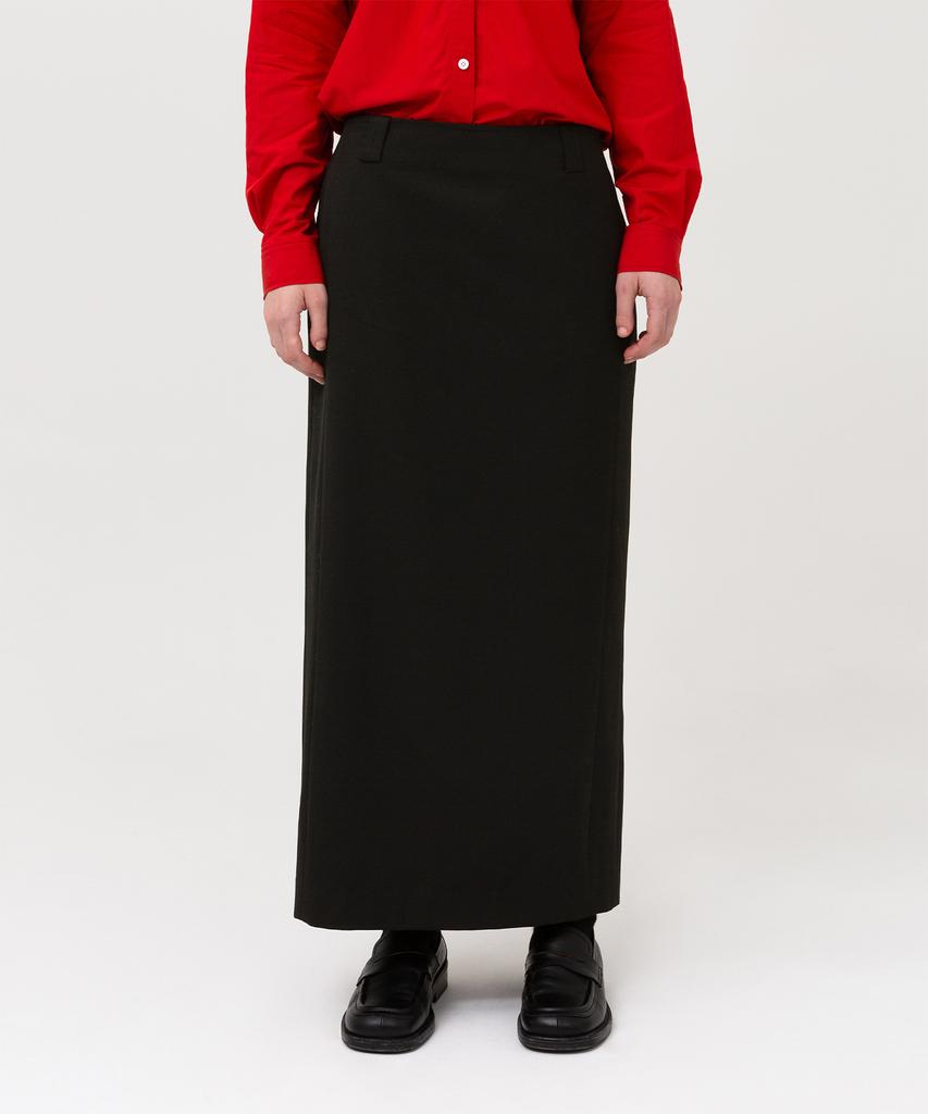Beulaunyadeu W Long H-Line Skirt, Black
