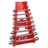9 Slot Red Plastic Wrench Rack Standard Organizer Holder Storage Tool Wrenches Keeper