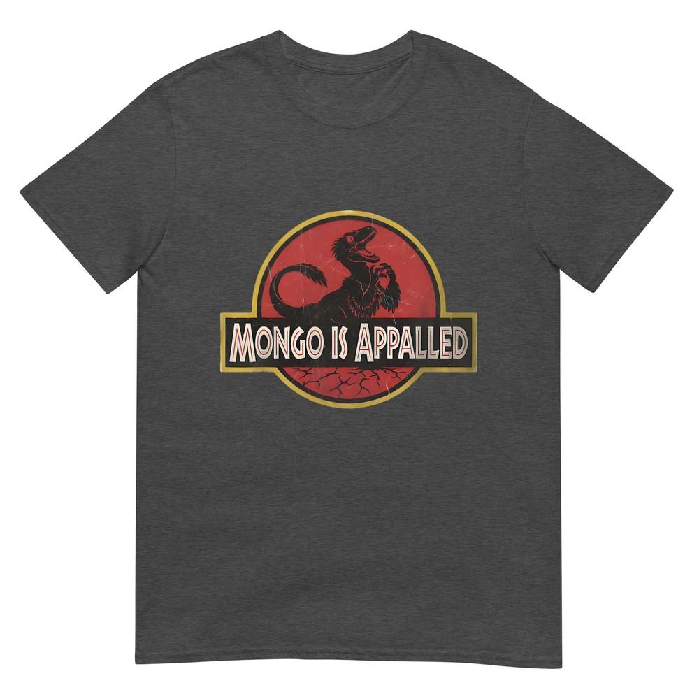 Retro Mongo Is Appalled Vintage Riding Dinosaur Unisexs TShirt