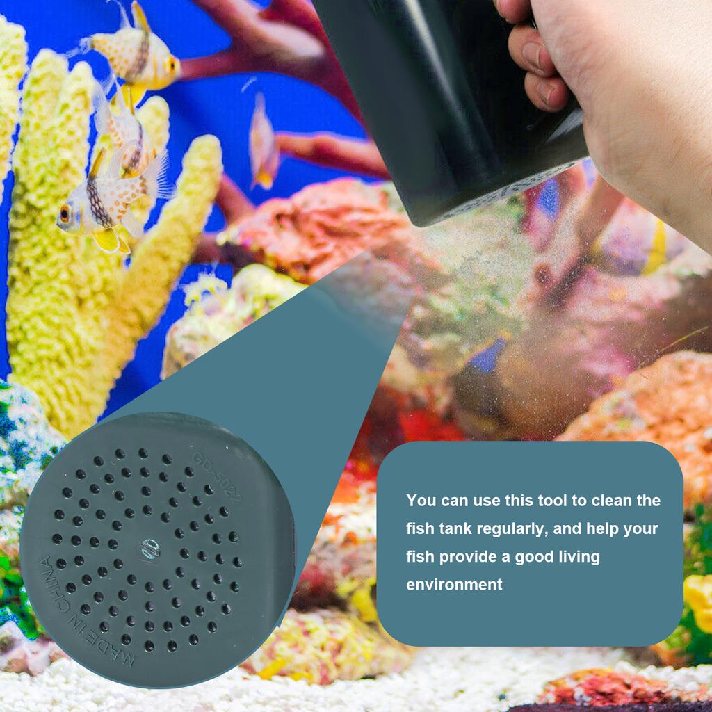 Aquariums Sand Shovel Cleaning Tool FishTanks Gravel Strainers Scooper with Ergonomical Handle Aquariums Garden Cleaner Tool