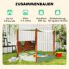 Wood Sandpit with Canopy, Storage Bins, Funnel, Liner, Chutes, Bucket with Tap, 116 X 112.5 X 128 Cm, Green