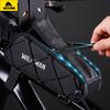WILDMAN GX100 Waterproof Bicycle Cycling Top Tube Frame Bag Large Capacity MTB Road Bike Travel Front Beams With Touch Screen