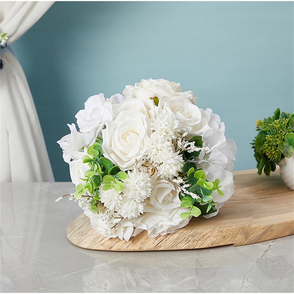 Wedding Bride Holding Flower Simulation Bouquet, High End Finished Product, Studio Shooting Props Decoration