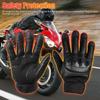 Motocyklové celoprstové rukavice Dotyková obrazovka Protiskluzové Prodyšné Rychleschnoucí Sportovní rukavice Pro venkovní trénink