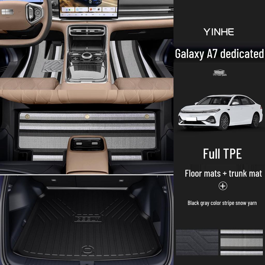 Geely Galaxy A7 Full Coverage TPE Floor Mats - Car Interior Accessories