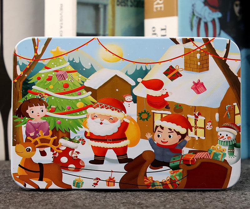 

100 шт. 3D мультяшних пазлів у металевій коробці: Русалка/Принцеса/Динозавр/Корабель/Санта Клаус. Розвиваючі іграшки-пазли для дівчаток і хлопчиків