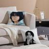 Hot Handsome Korean Actor KKim Youngdae Cushion Cover Pillowcase Short Plush Invisible Zipper Room Sofa Cushion Cover