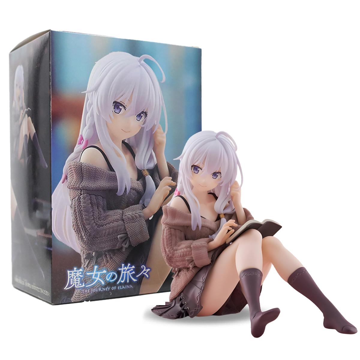 Anime Wandering Witch Figuren-Set Spielzeug Die Reise von Elaina Actionfigur PVC-Set Desktop-Dekorationen Figurenspielzeug Puppe