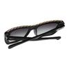 Chanel Decorative Leg Acetate Butterfly Sunglasses Unisex Sunglasses Black CH5540A-C622S8