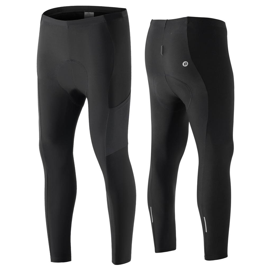 ROCKBROS Winter Cycling Warm and Warm Cycling Racer Cycling Bicycle Pants for Road Size 3XL Men's Pants, Fleece-Lined, Padded, Tights, Pants, Wear,