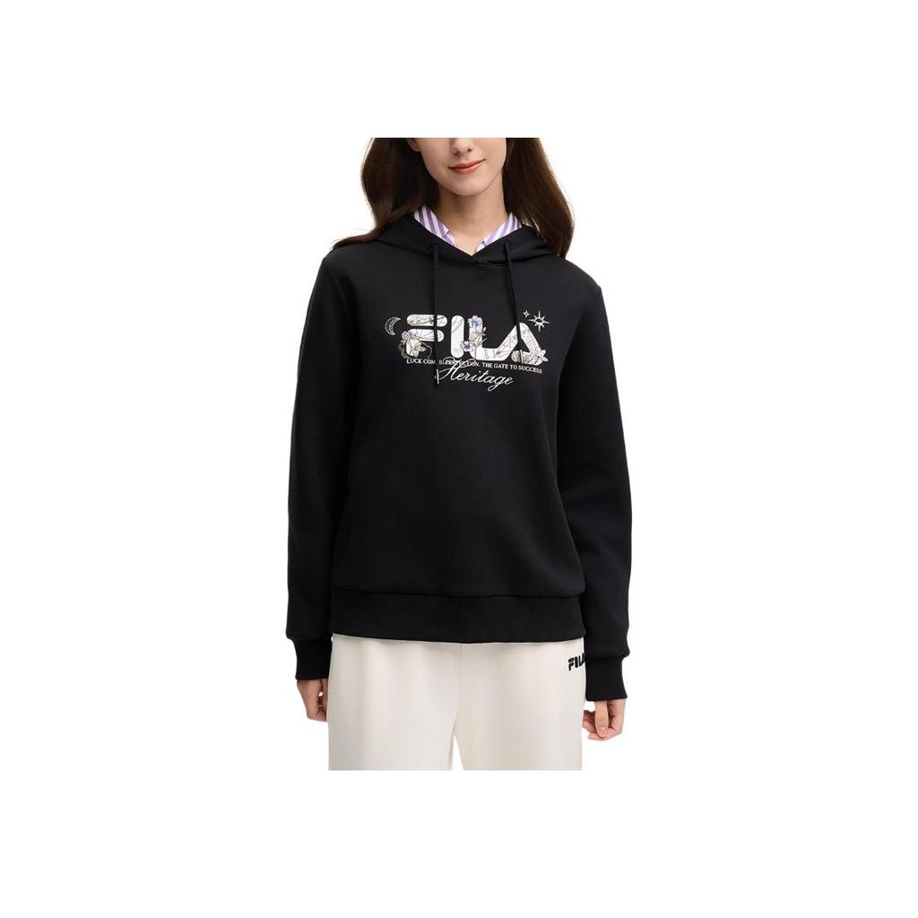 New FILA Sweatshirt Women's Jet Black F11W518215FBK