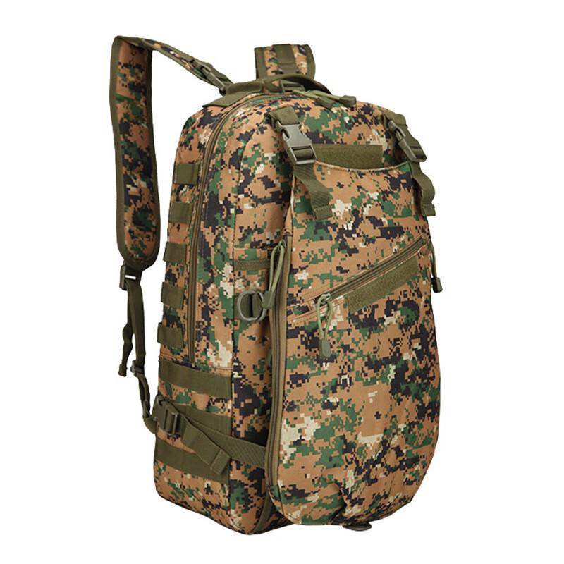 Junyi Outdoor 35L Waterproof Camouflage Backpack with Detachable Bag