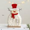 Wool Felt Nordic Ornaments Wood Christmas Tree Elk Old Man Snowman Sheep Felt Ornaments Xmas Decorations For Home Doll Decor