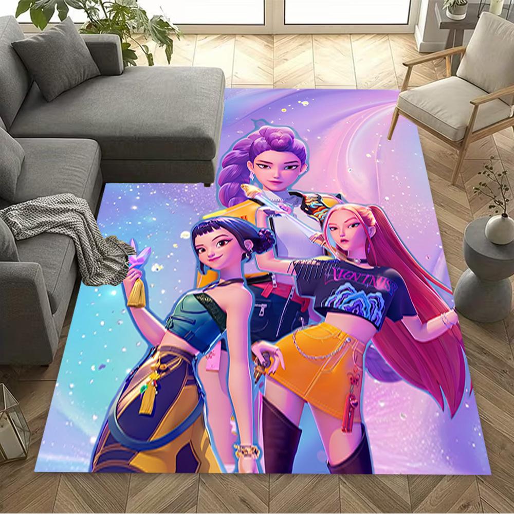 Ethereal Sword Dance Floor Rug Office Rug Perfect for Hallway Balcony Dining Room Dormitory Anti-slip Rug Anime Office Decor Wedding Party Gift