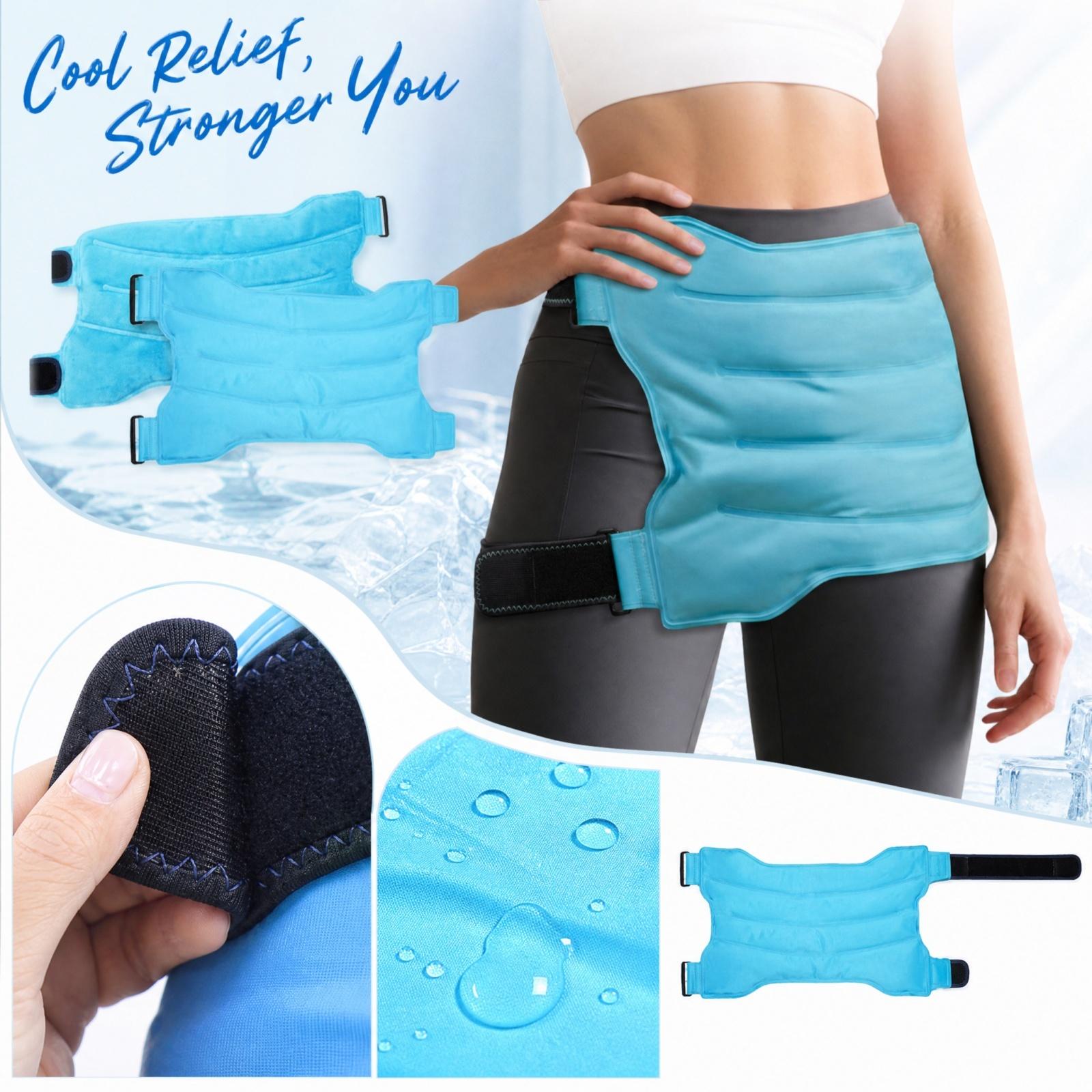 Sports Hip Support with Ice Pack Cold and Hot Compress for Waist and Hip Joint Reusable one size