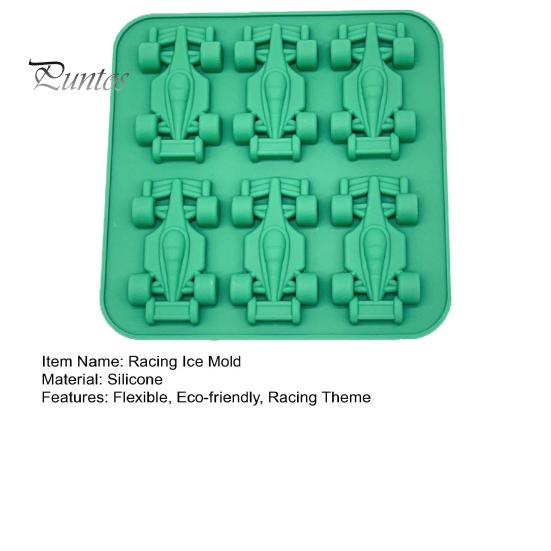 Silikon-Backformen für Kinder Rennauto Eisform, 6 Mulden 3D Kuchen Süßigkeiten Gelee Leicht zu reinigende Schale, Lebensmittelgeeignet Flexibel Form Schokolade Seife,