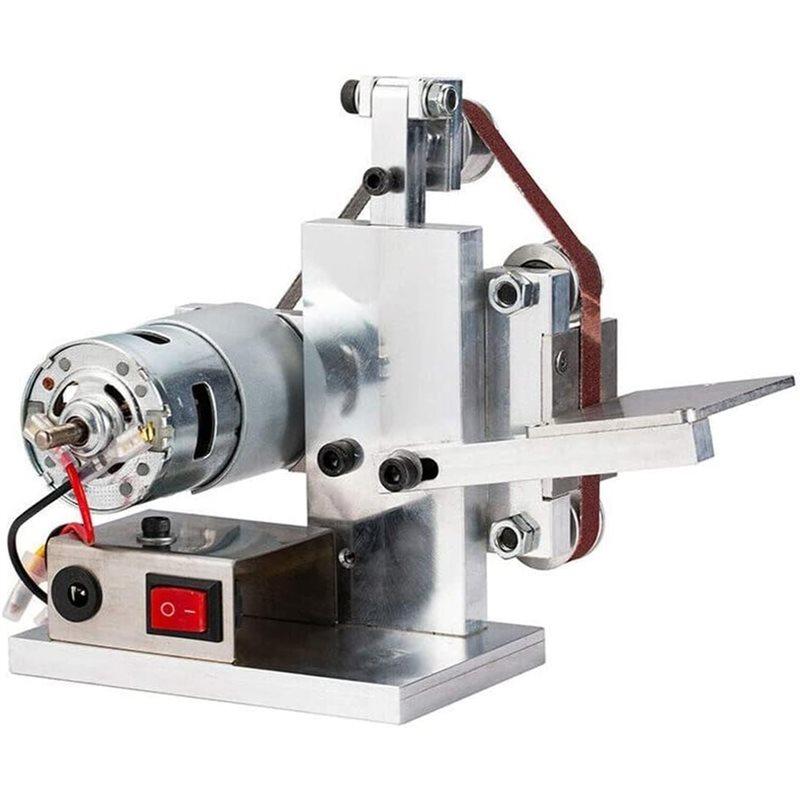 AT19-Belt Sander 110V Apex Edge Sharpener Knife Polishing Grinding Machine DIY Mini US Plug