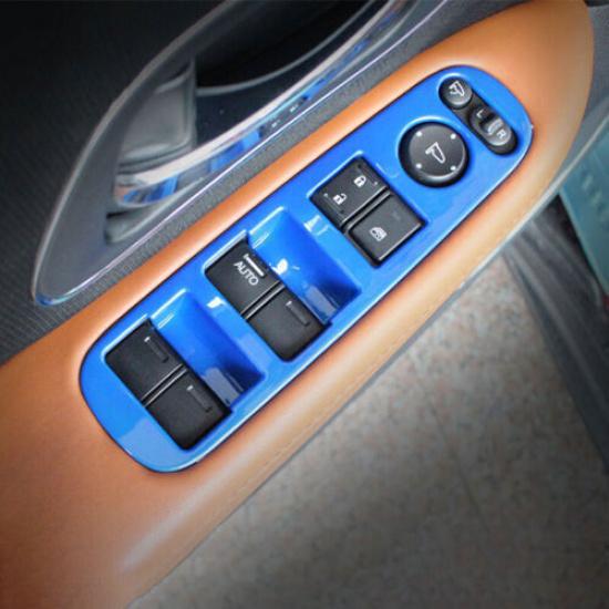 Fit For Honda HR-V vezel 2016-2022 cover trim blue 4pcs Window lift panel switch