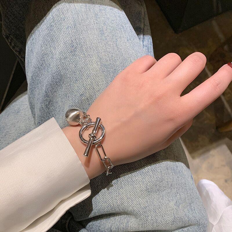 -Tone Fashion Bracelet for Women, Trendy Chain Bracelet for Everyday Wear and Gifts