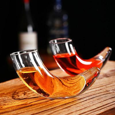 Verre à Cocktail créatif en corne de bœuf, verre à Shot, spécialité espagnole, Restaurant, Bar, verre à vin, liqueur, spiritueux, Vodka, whisky