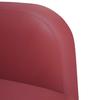 Armchair with Armrests Burgundy 54 cm Faux Leather
