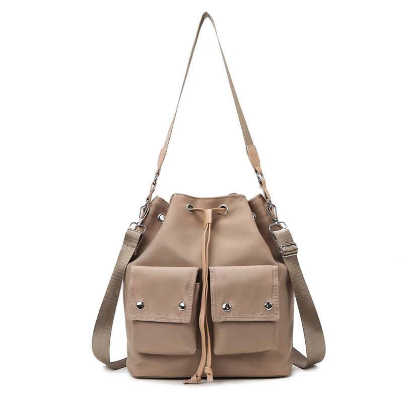Single-shoulder Bag, Large Capacity, Simple Handbag, Stylish and Casual Women's Bag, Drawstring Single-shoulder Crossbody Bag